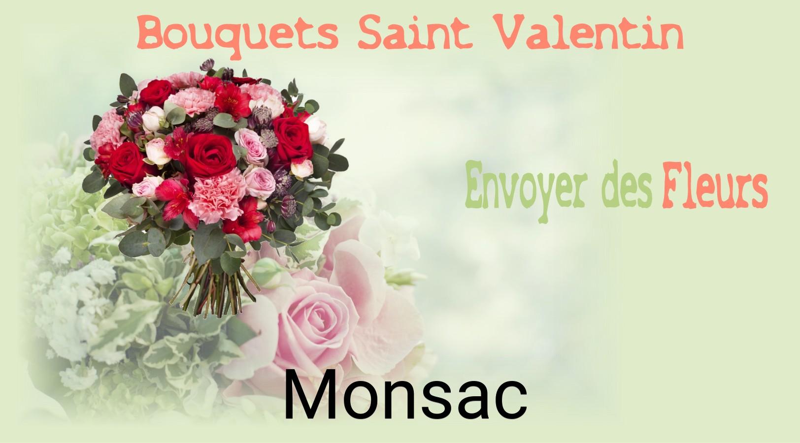 Roses de Saint-Valentin livrées à Monsac